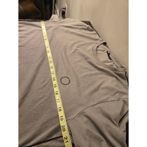 Ron Dorff 100% Organic Cotton Crewneck T-Shirt Tan Mens Large - Picture 5 of 6